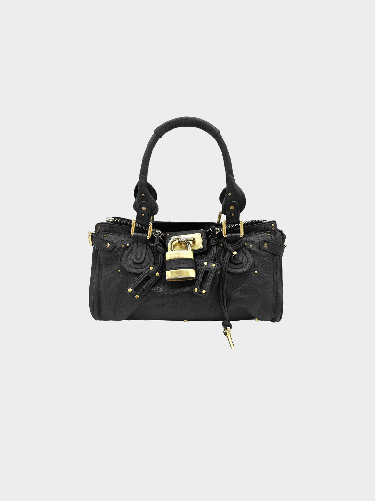 Chloe 2005 Black Leather Paddington Bag