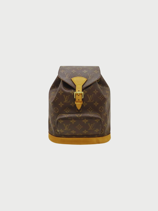 Louis Vuitton 1998 Brown Monogram Montsouris MM Backpack