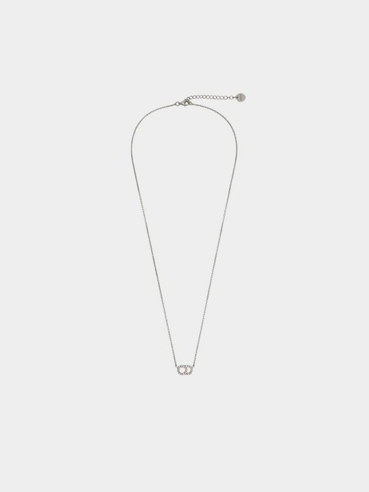 Christian Dior 2000s Silver Clair D Lune Necklace