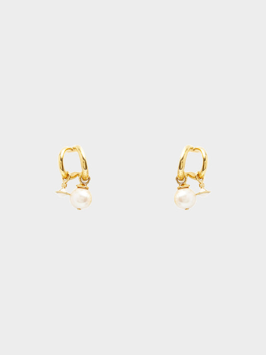 Vivienne Westwood 2020s Marella Pearl Drop Earrings