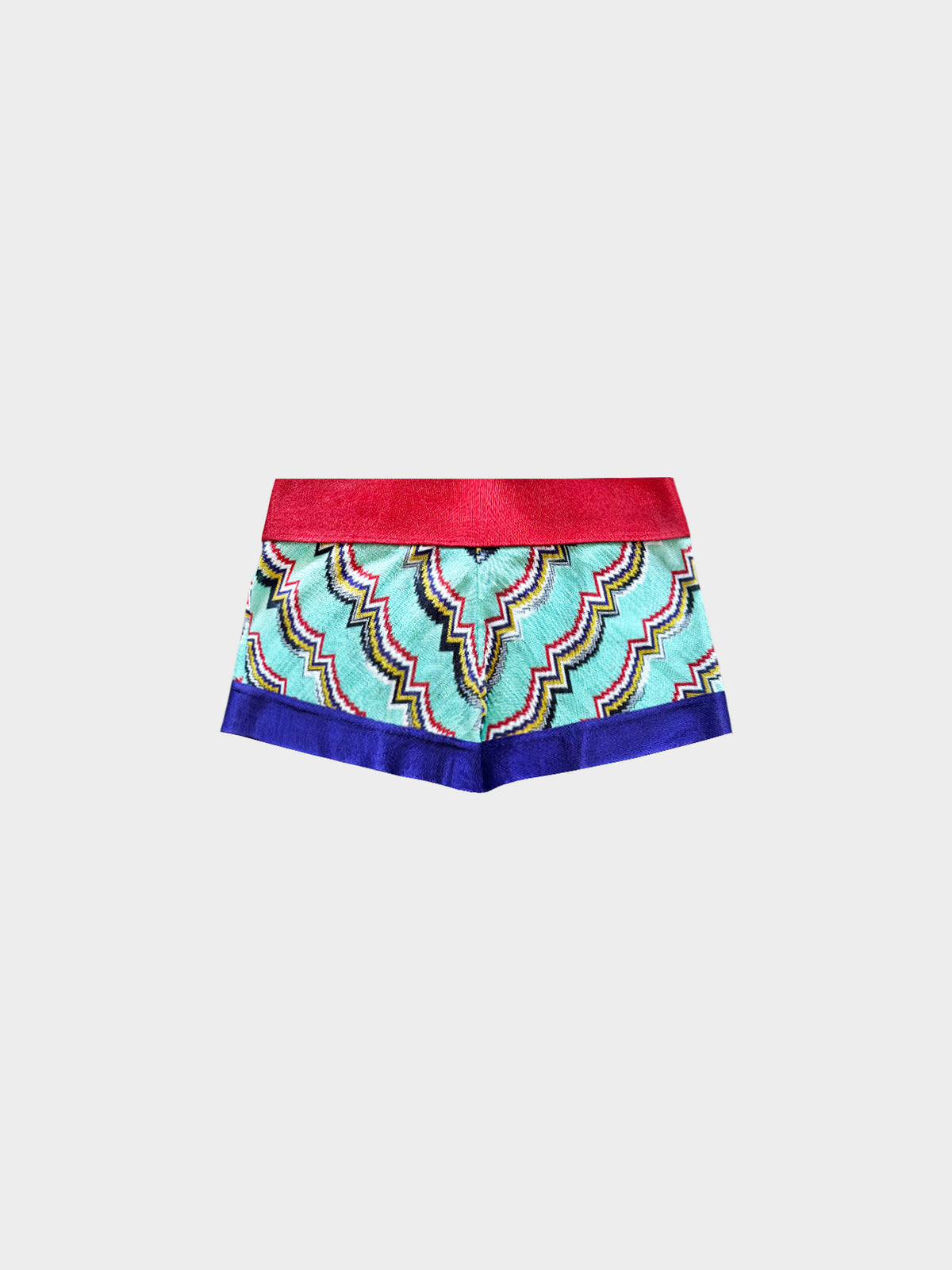 Missoni 2000s Multicolor Striped Knit Shorts