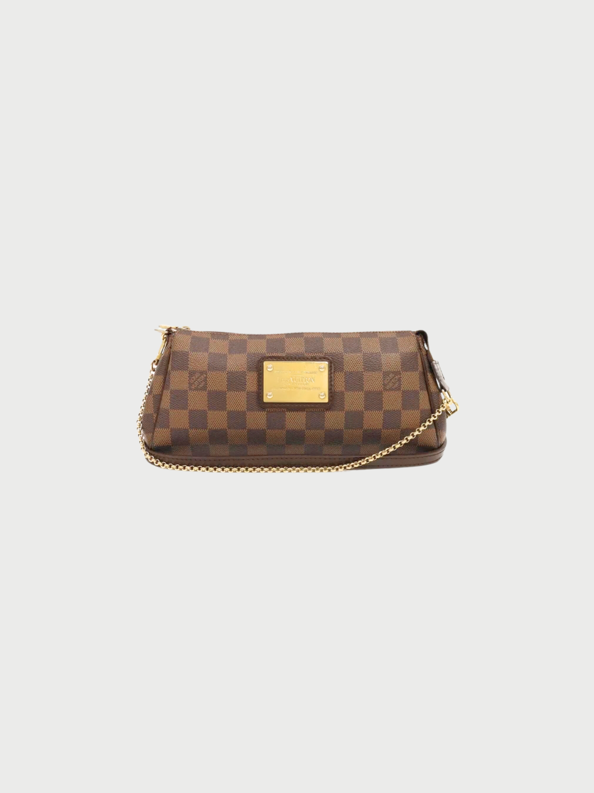 Louis Vuitton 2008 Brown Damier Ebene Eva Shoulder Bag