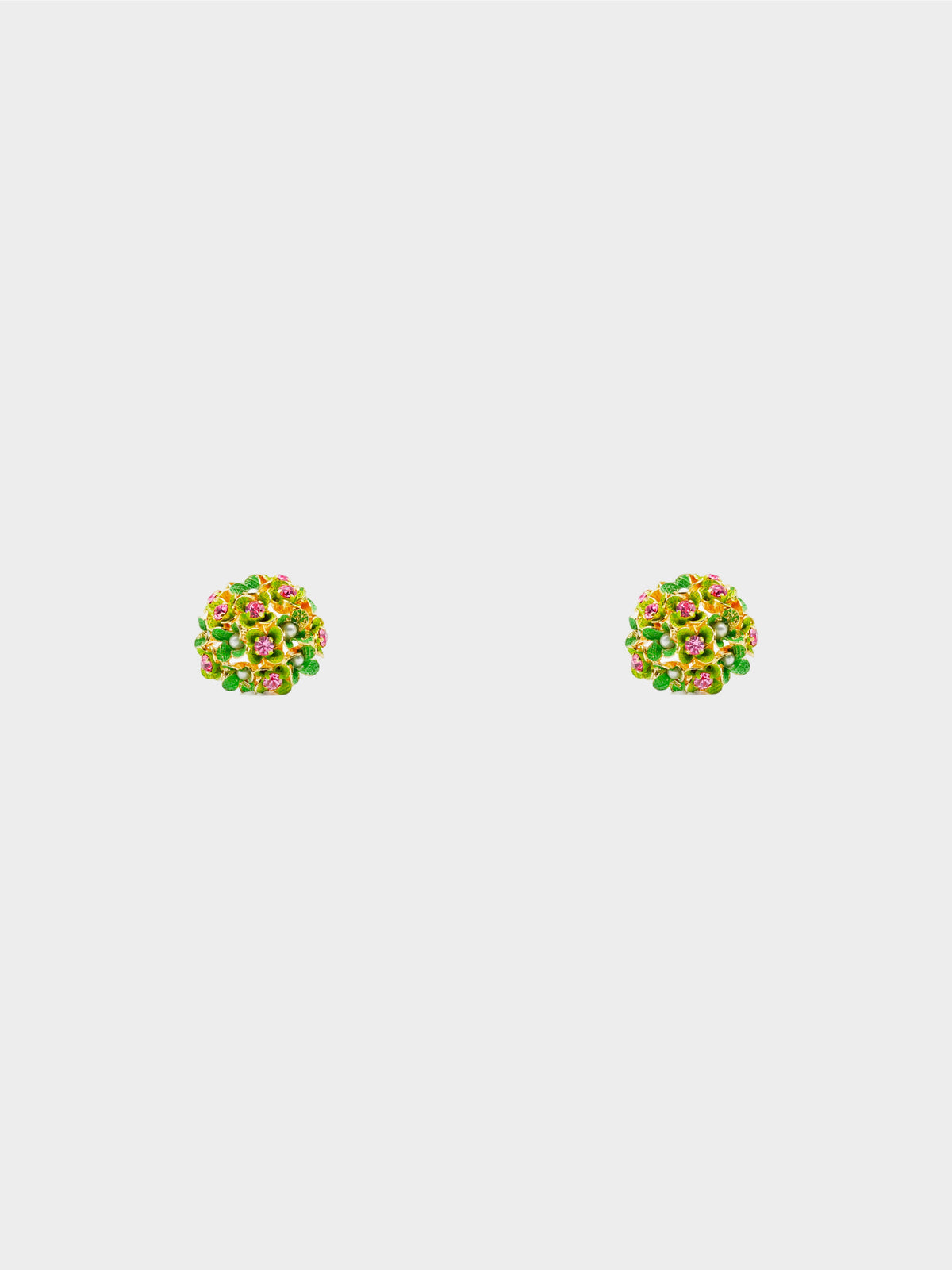 Christian Dior 1967 Vintage Floral Clip-On Earrings