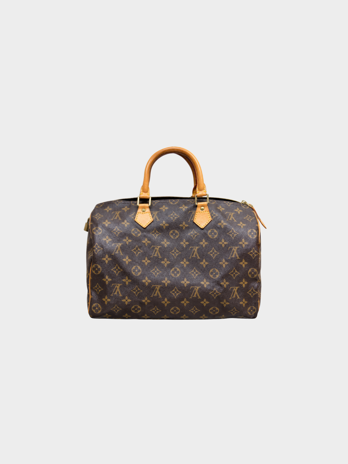 Louis Vuitton 1990s Brown Monogram Canvas Speedy 25 Handbag