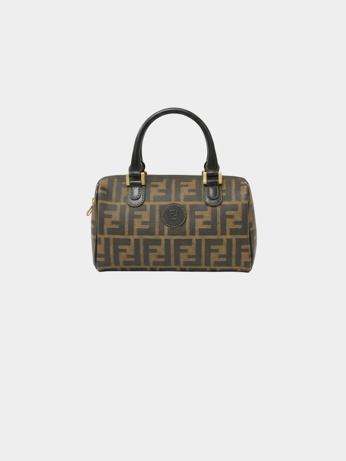 Fendi 2000s Brown Zucca Mini Handbag
