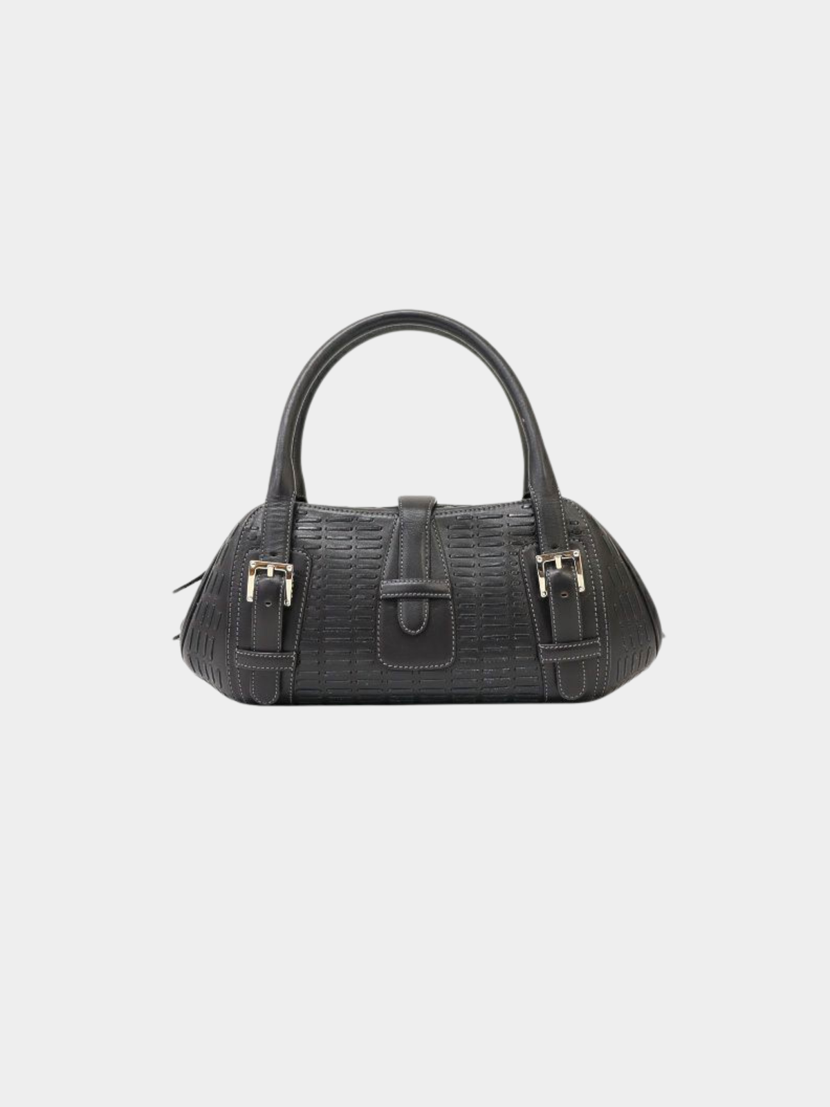 Loewe 2000s Black Leather Senda Bag