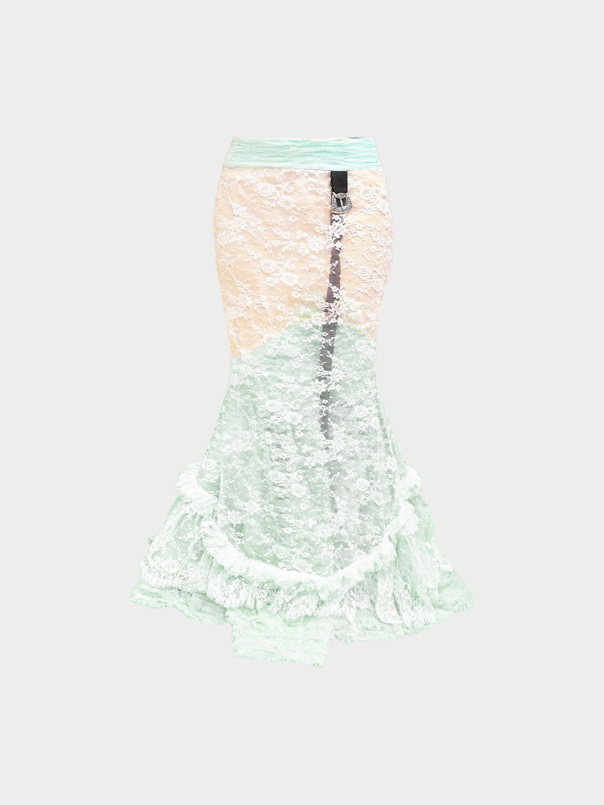 Dsquared2 2018 Mint Lace Mermaid Skirt