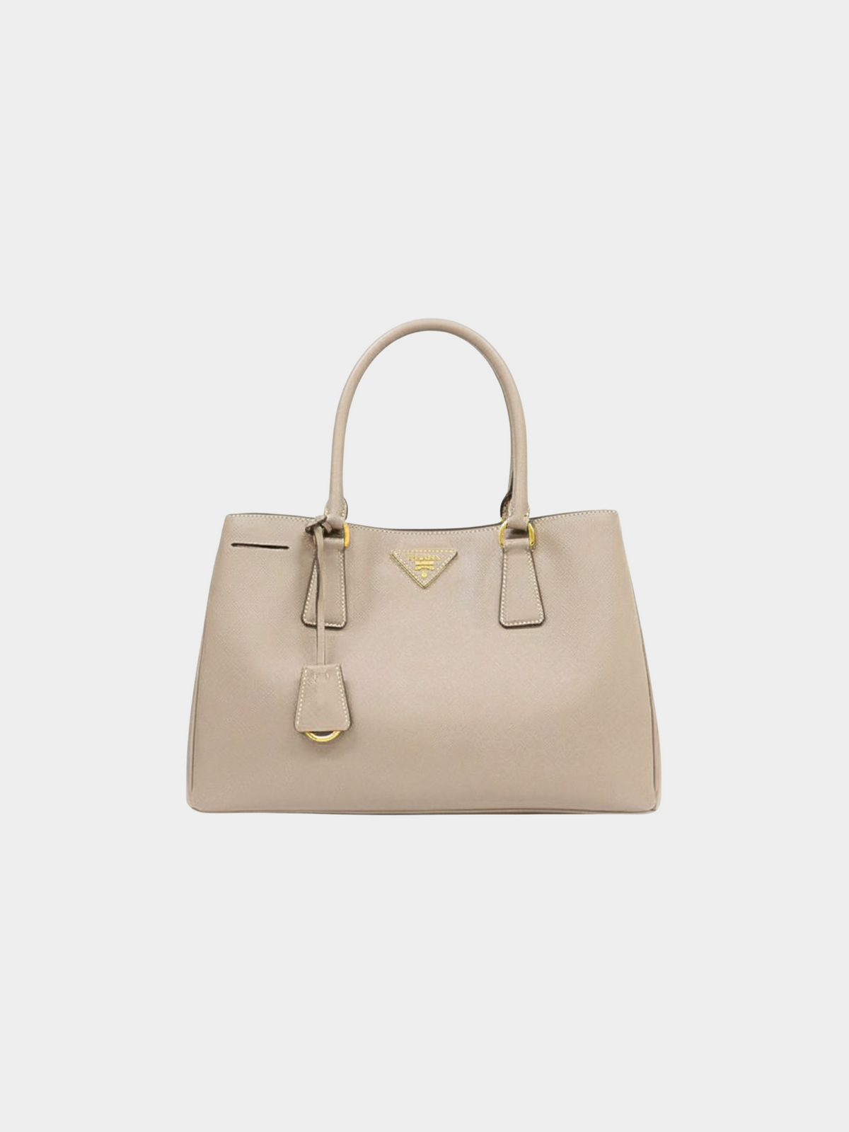Prada 2010s Grey Galleria Saffiano Handbag