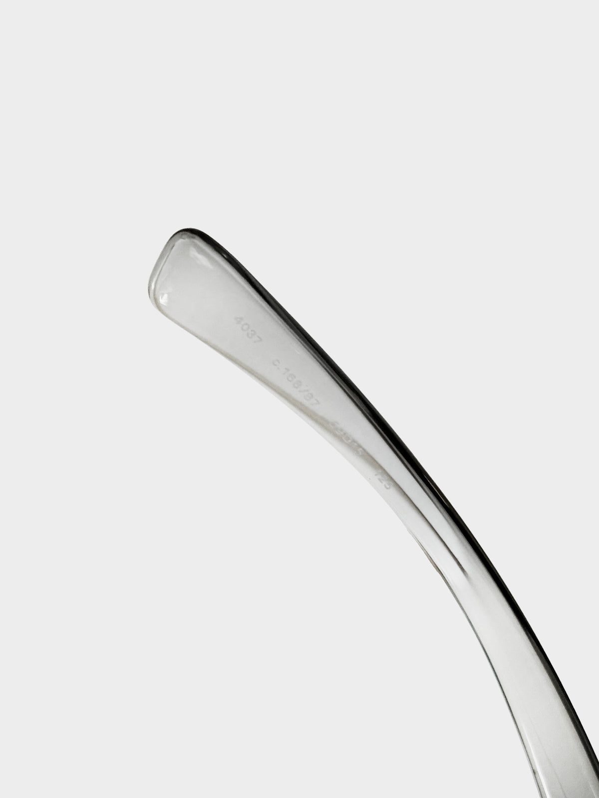 Chanel 2000s Grey Translucent Rimless Sunglasses