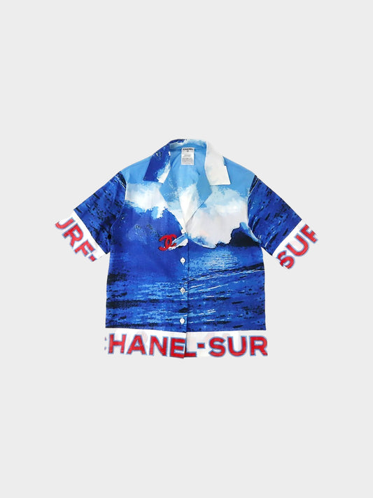 Chanel Surf SS 2002 Button-Up Short Sleeve Top