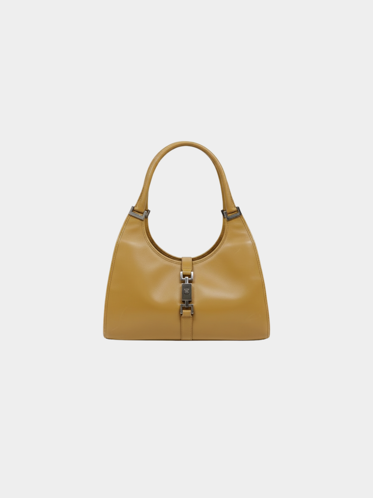 Gucci 1990s Beige Leather Jackie Handbag