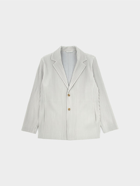 Issey Miyake 2023 Homme Plissé Light Grey Blazer