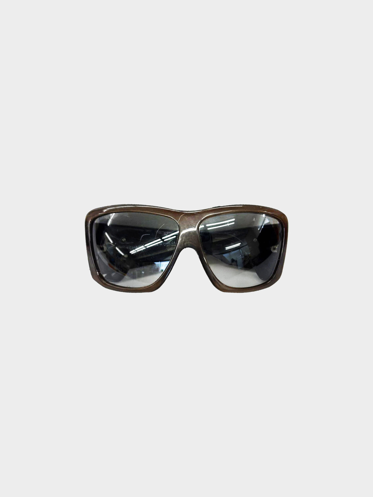 Chanel 2000s Black and Brown 5079 Sunglasses