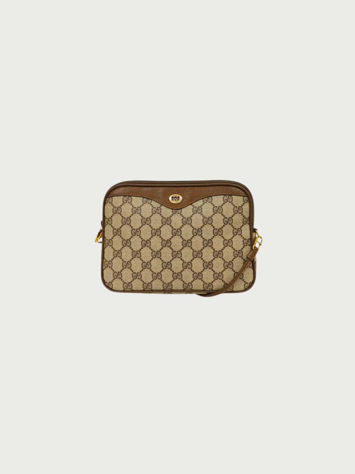 Gucci 2010s Beige GG Supreme Shoulder Bag