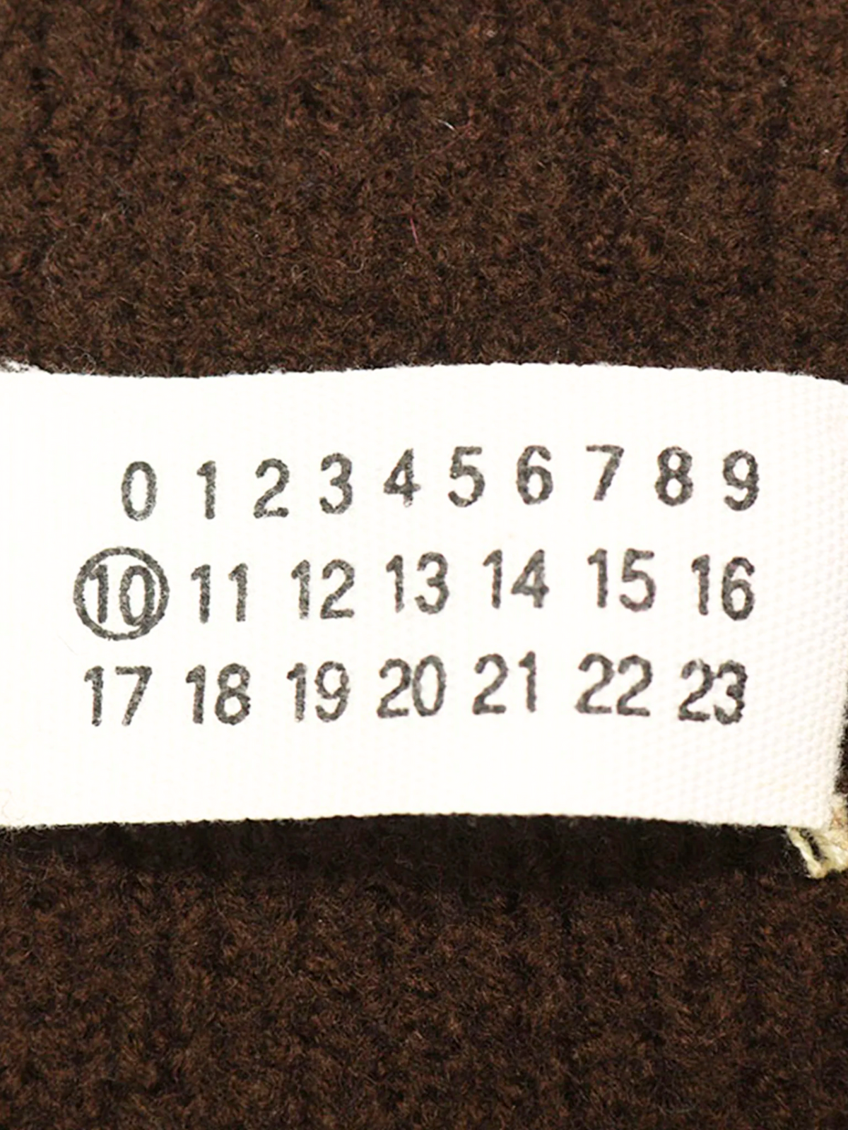 Maison Martin Margiela 2000s Brown Wool Sweater