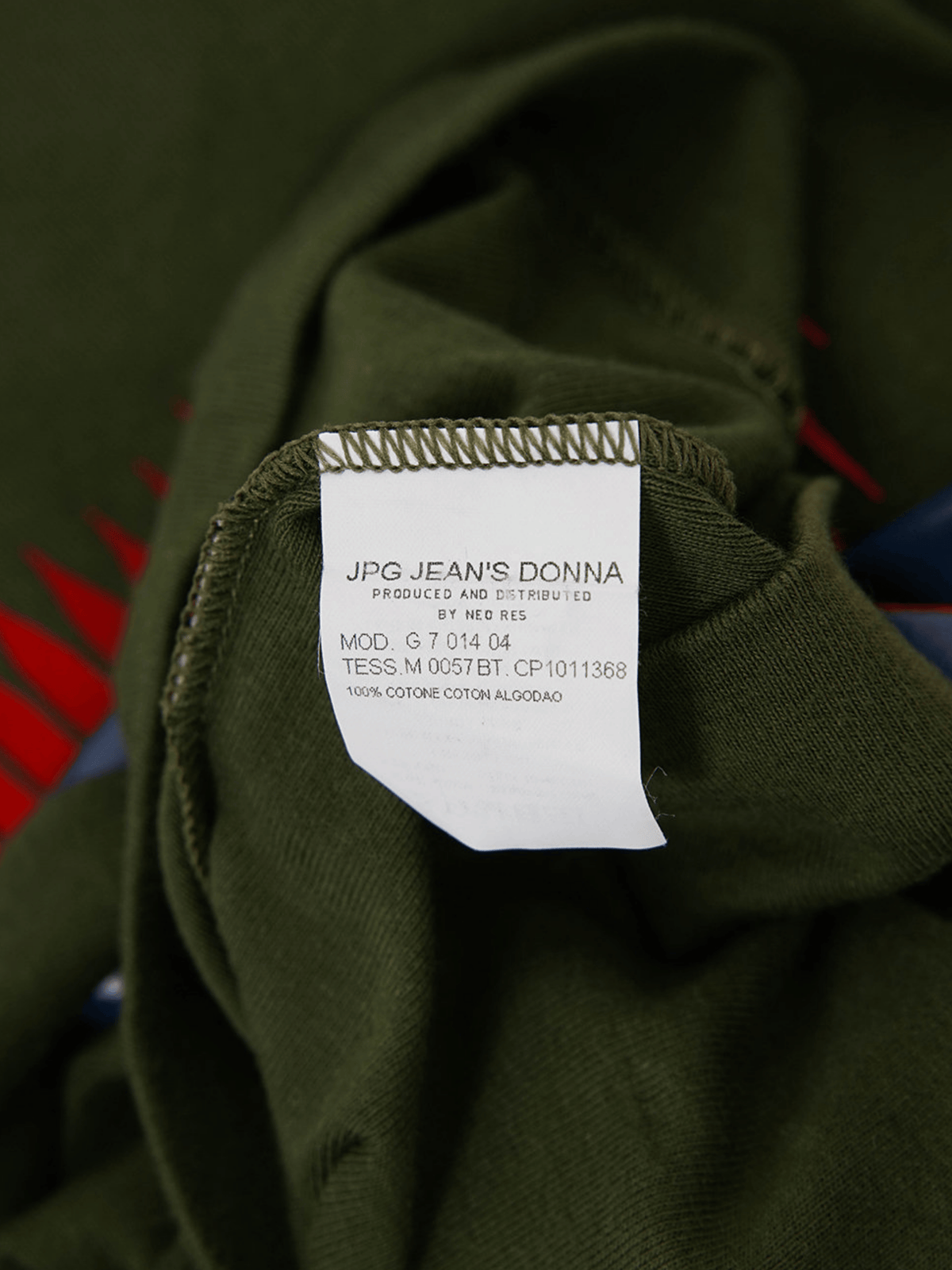 Jean Paul Gaultier 2000s Green Long Sleeve Top