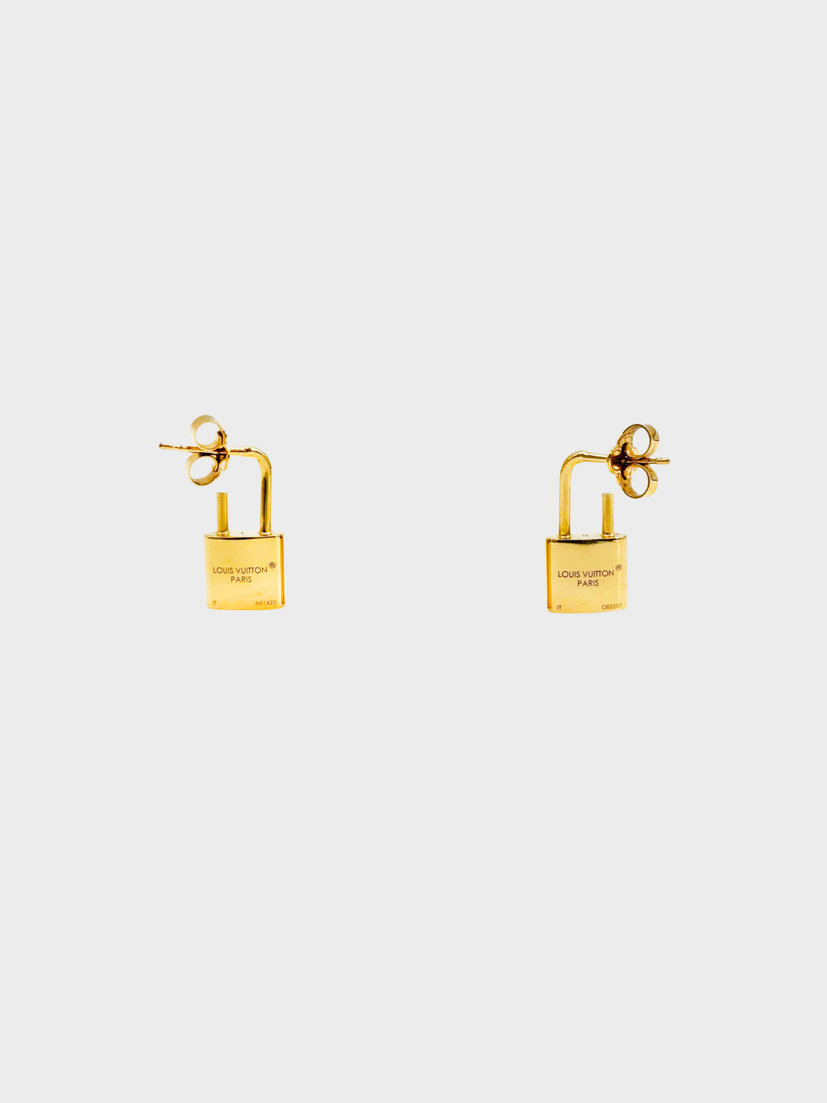 Louis Vuitton 2023 Gold Cadenas Heart Earrings