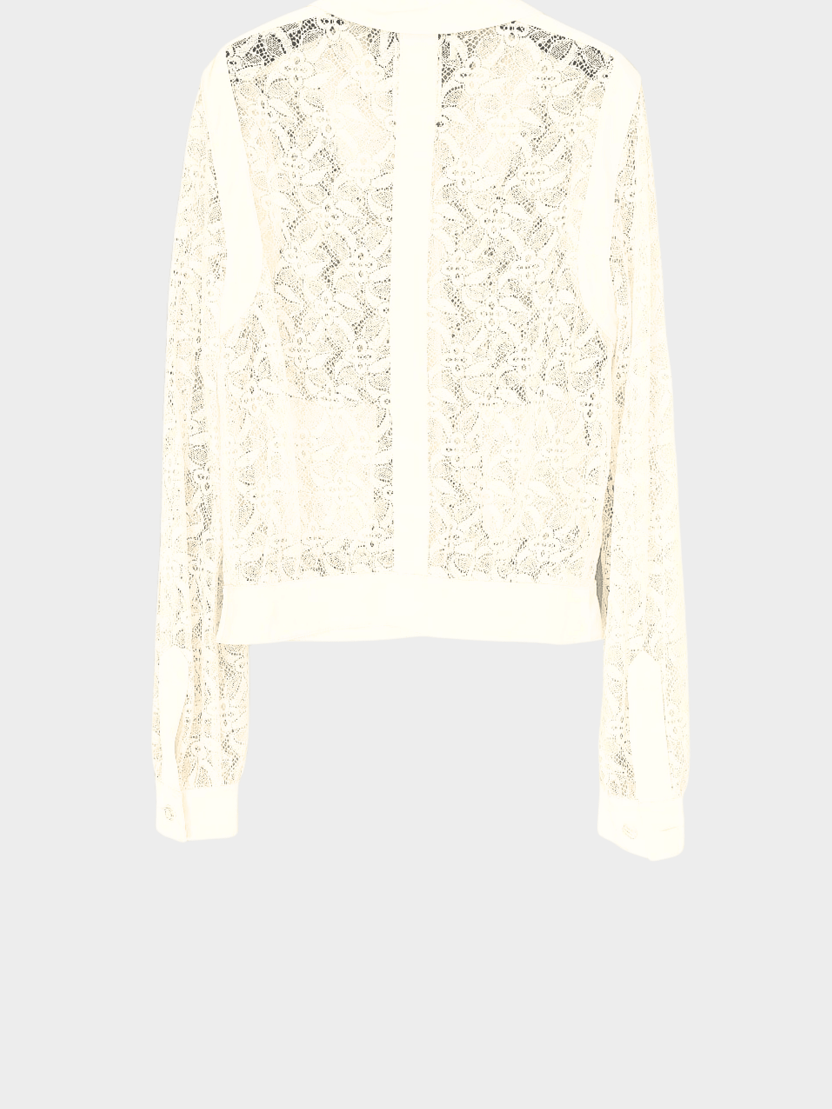 Chanel Cruise 2007 White Lace Cardigan