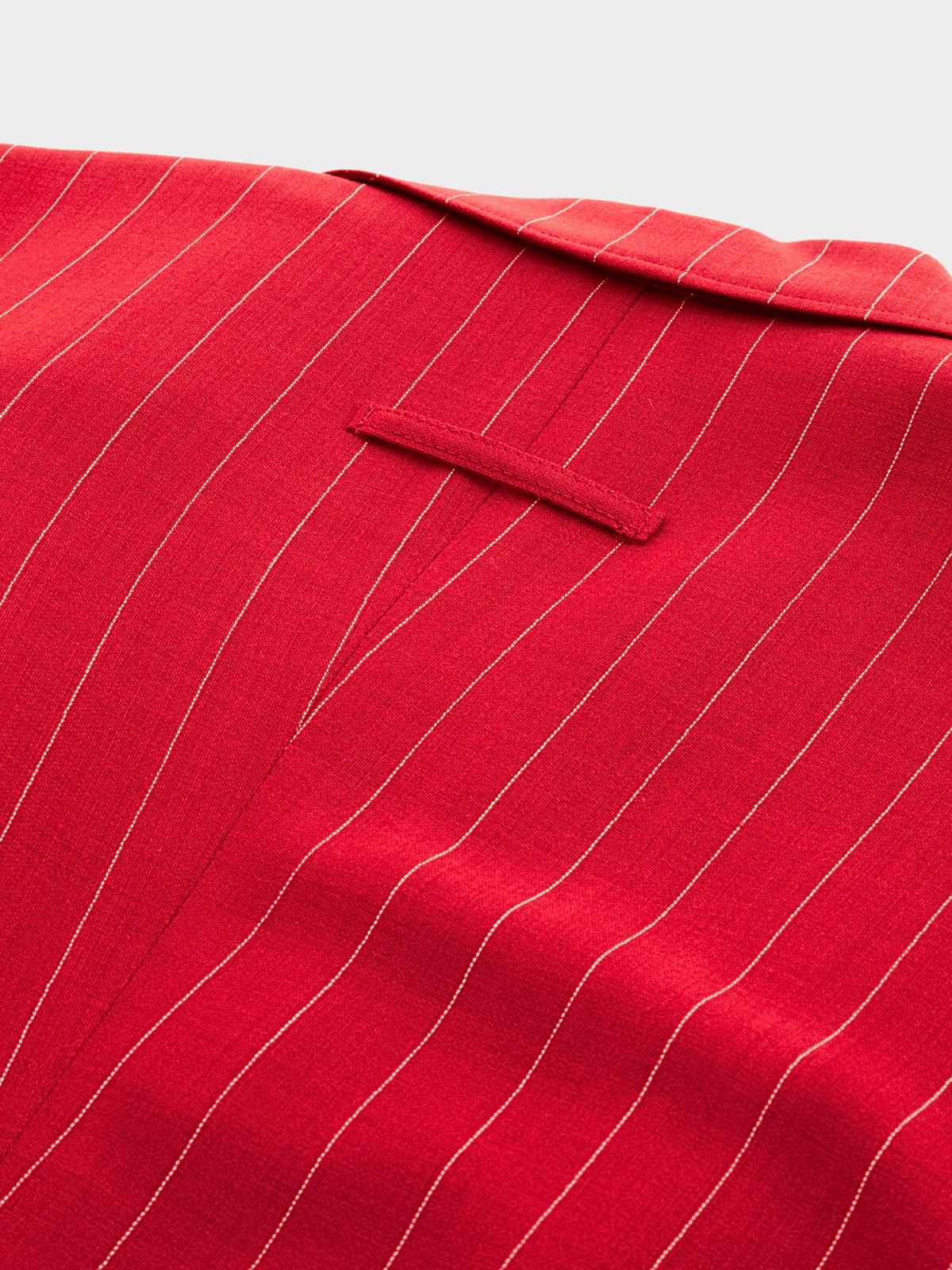 Jean Paul Gaultier SS 1993 Red Pinstripe Wool Jacket