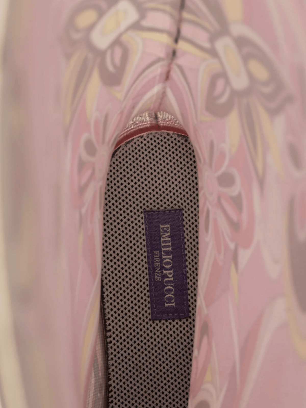 Emilio Pucci 2006 Pink Floral-Printed Rubber Rain Boots