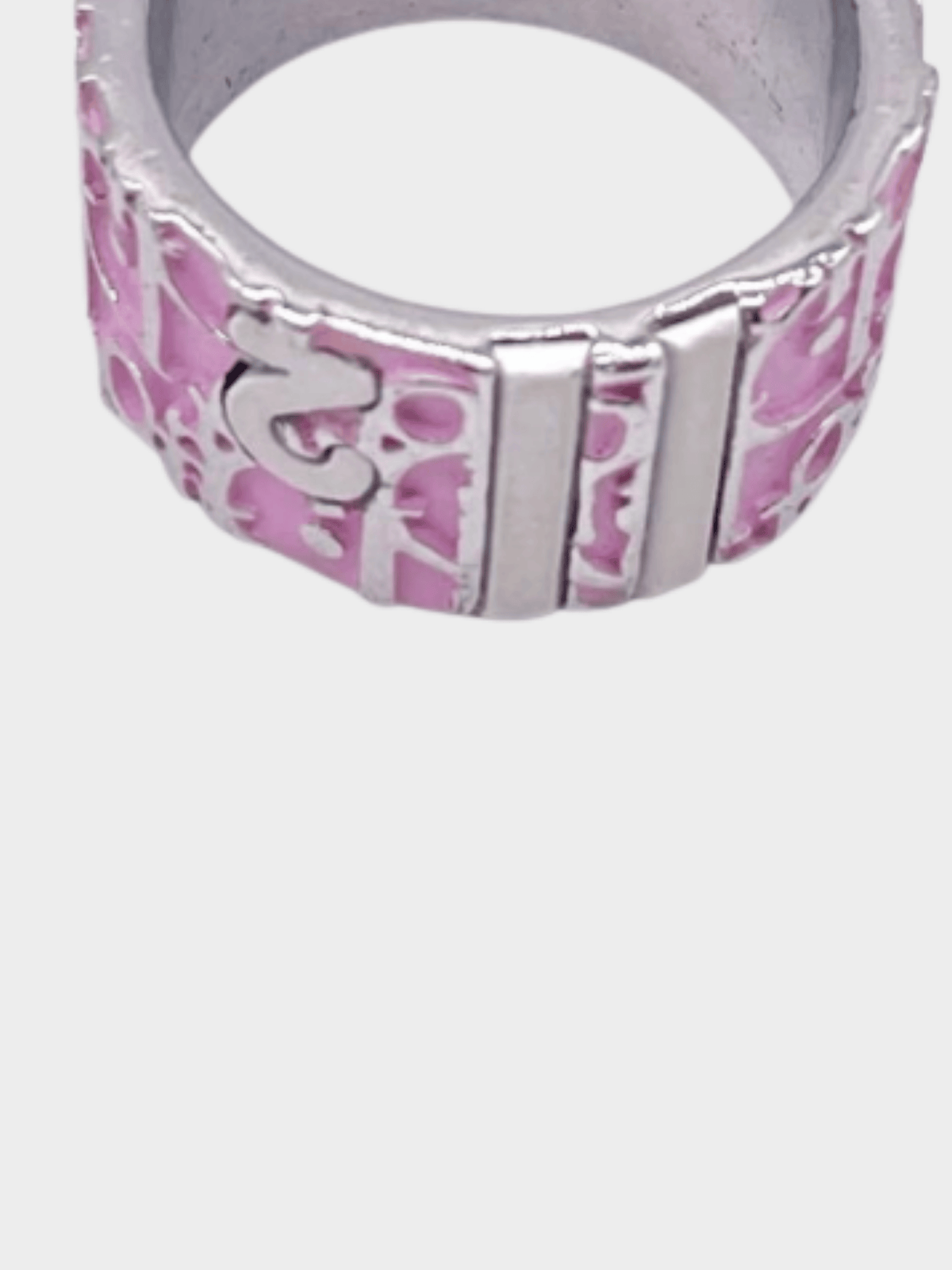 Christian Dior 2000s Pink Trotter Ring