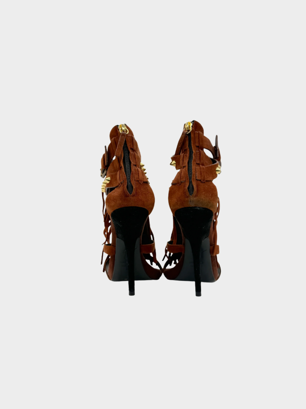 Giuseppe Zanotti 2000s Brown Suede Sandals