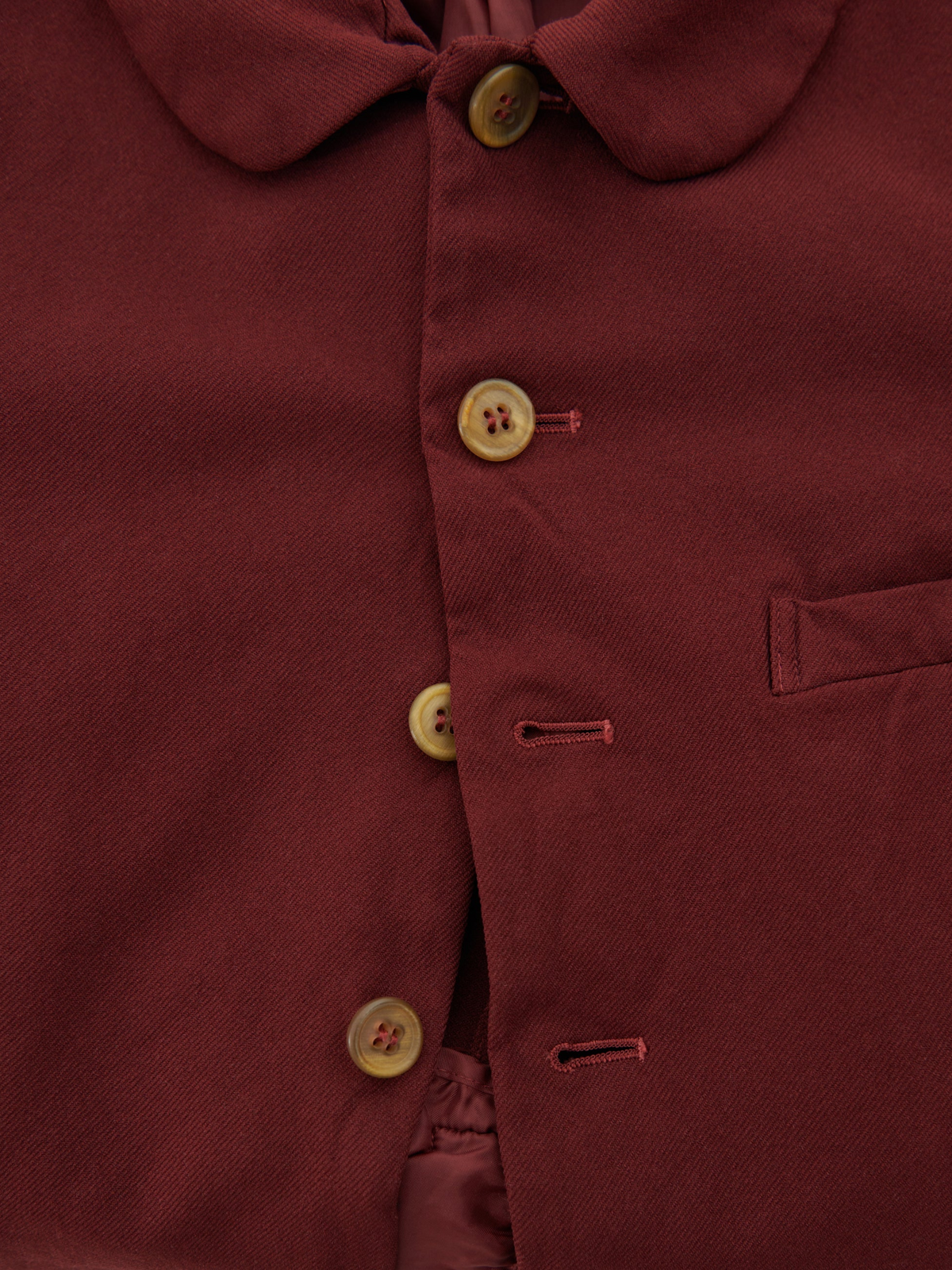 Comme des Garçons FW 2012 Red collared jacket