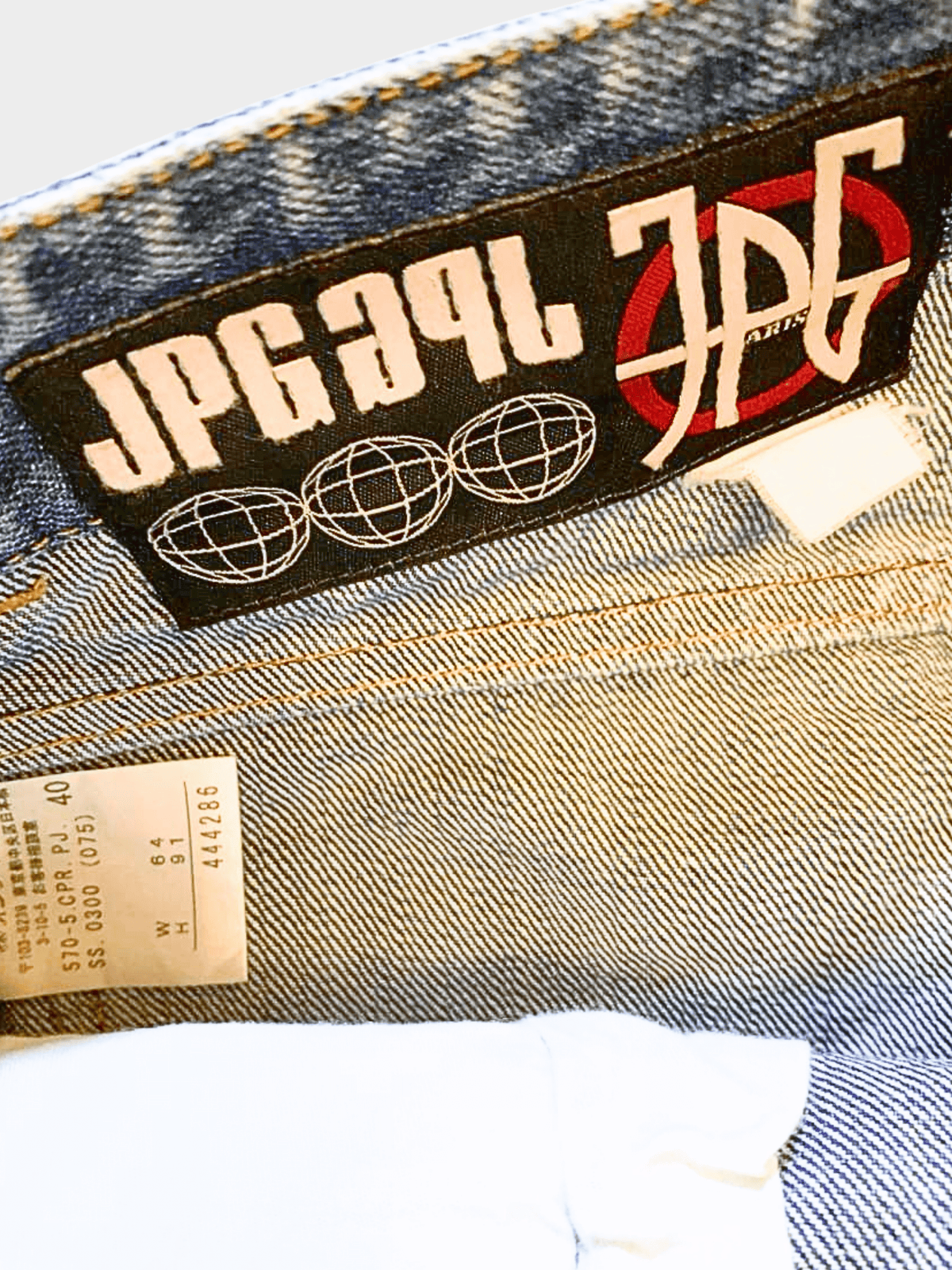 Jean Paul Gaultier 2000s Blue Denim Fringe Jeans