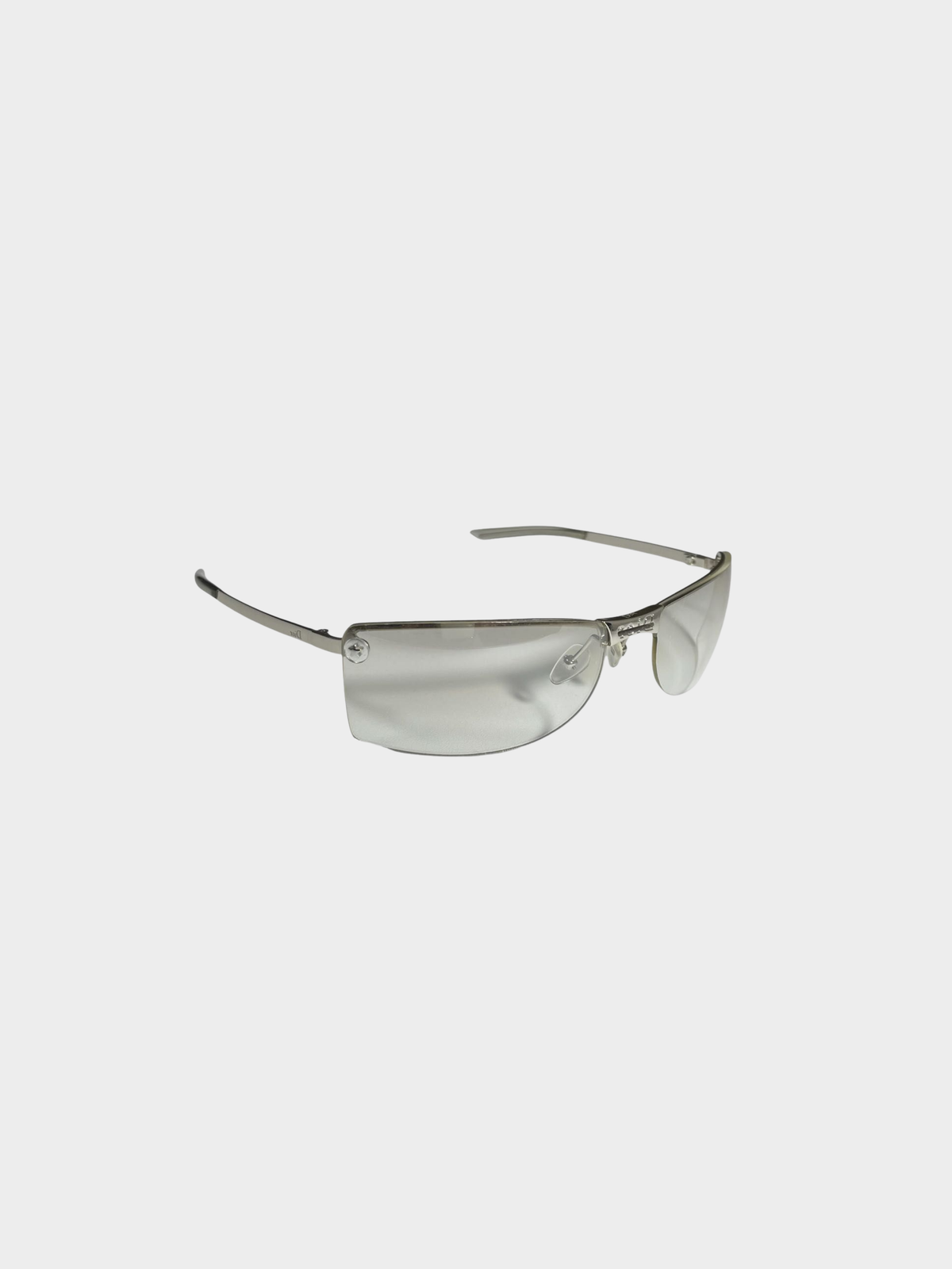 Christian Dior 2000s Silver Frameless Sunglasses