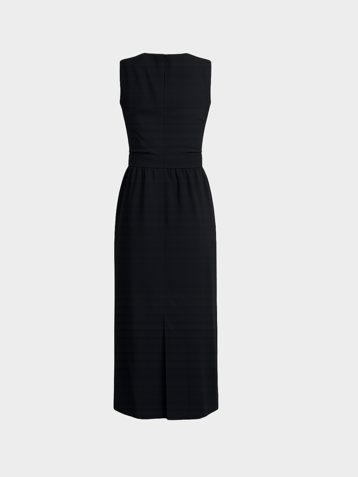 Chanel 2000s Black Wool Silk COCO Button Dress