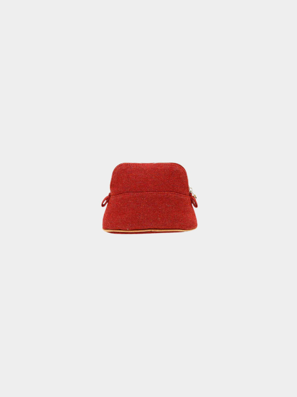 Hermès 2000s Red Canvas Bolide Pouch Mini