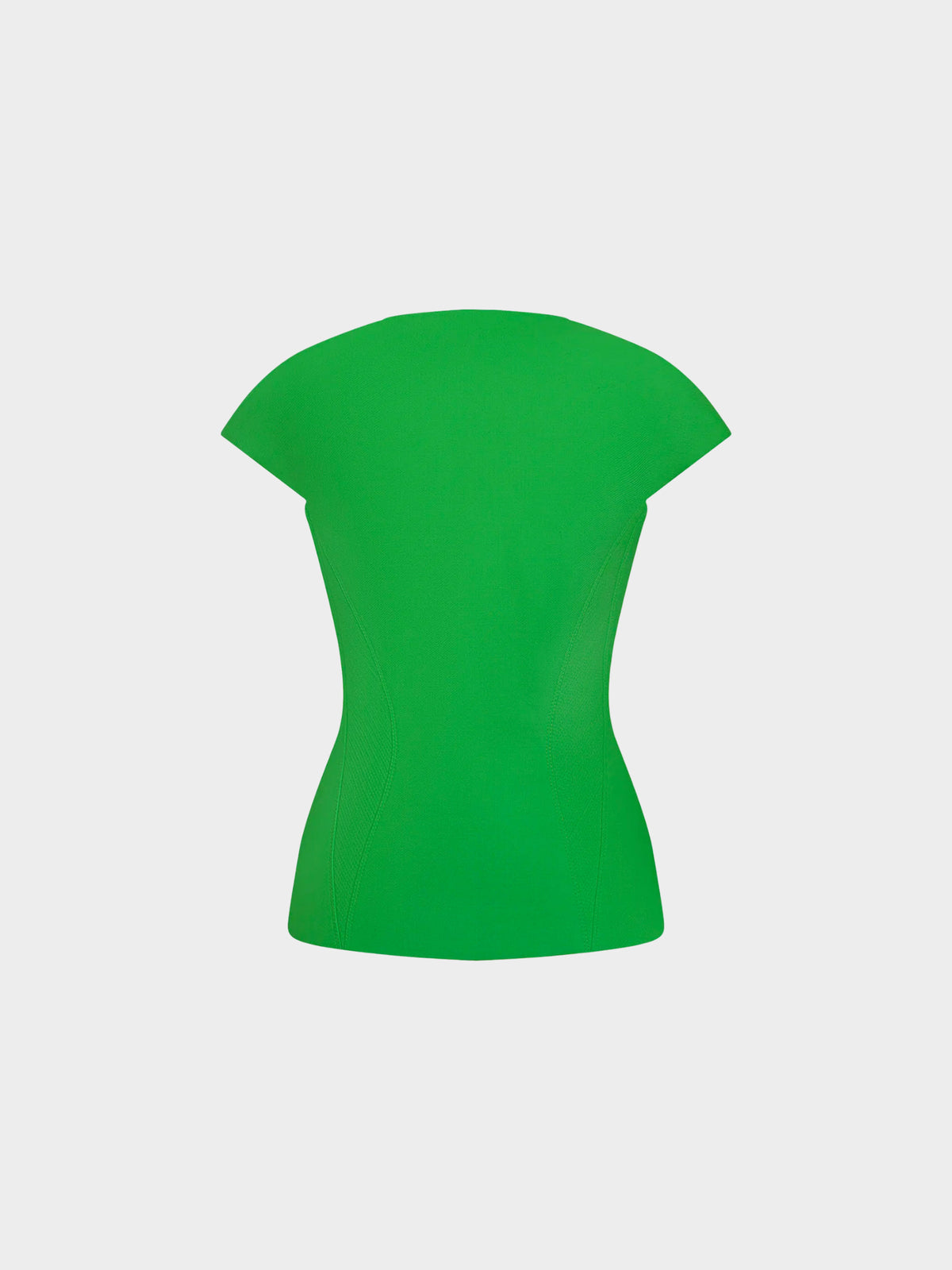 Gianni Versace SS 1993 Green Wool Top