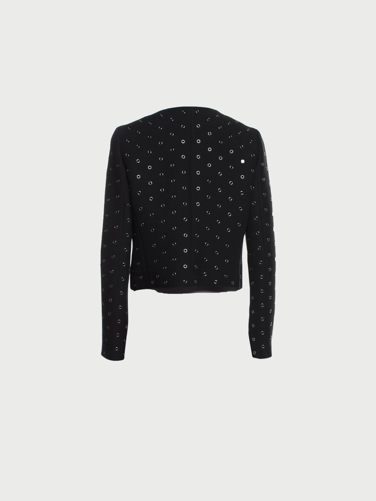 Christian Dior 2000s Black Wool Silk Punching Short Jacket