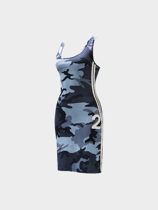 Christian Dior by John Galliano FW 2002 Camouflage Tank Dress