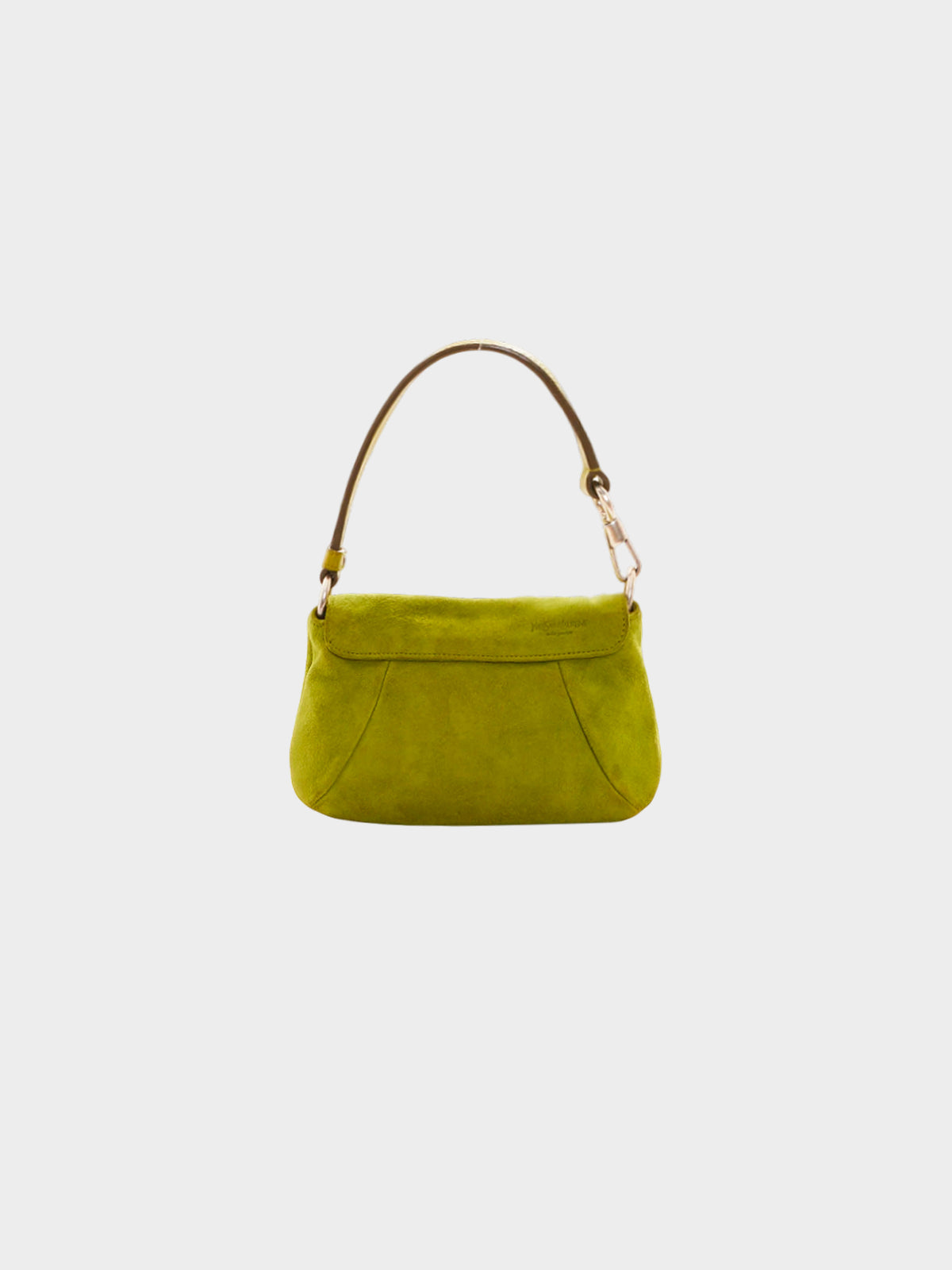 Yves Saint Laurent by Tom Ford FW 2003 Green Suede Nadja Rosette Bag