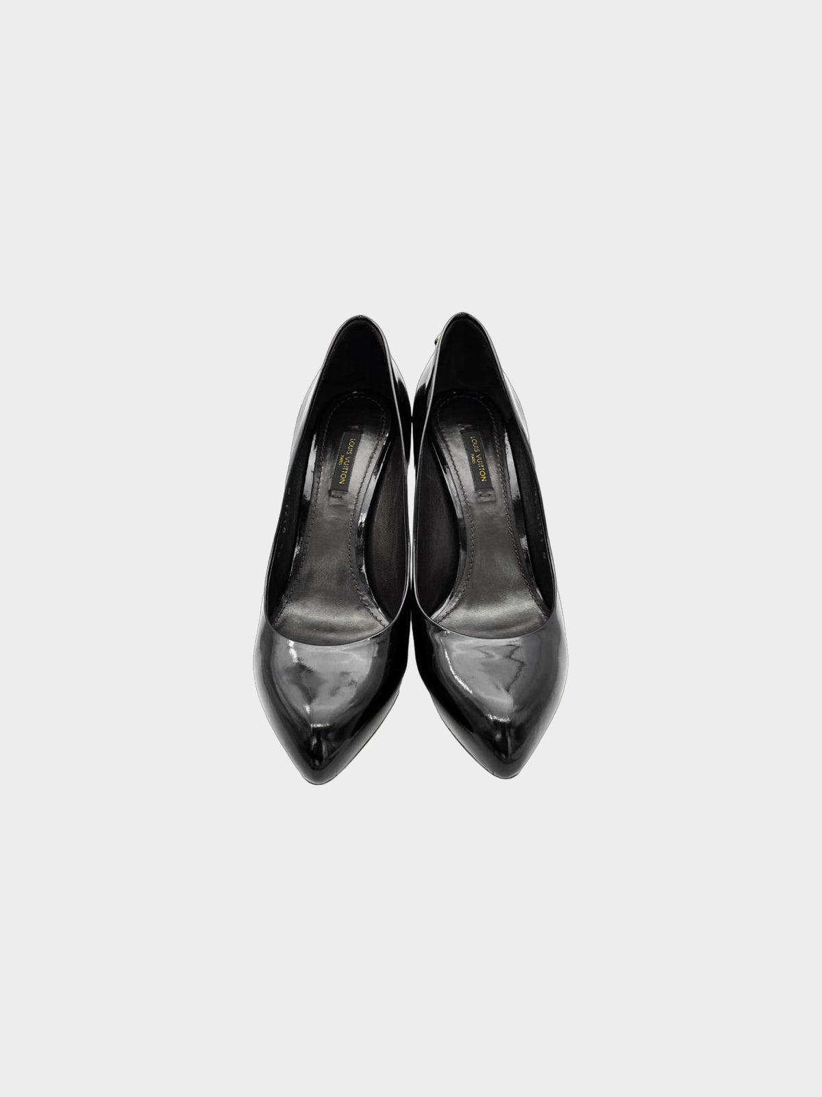 Louis Vuitton 2011 Black 'Oh Really' Patent Leather Pumps