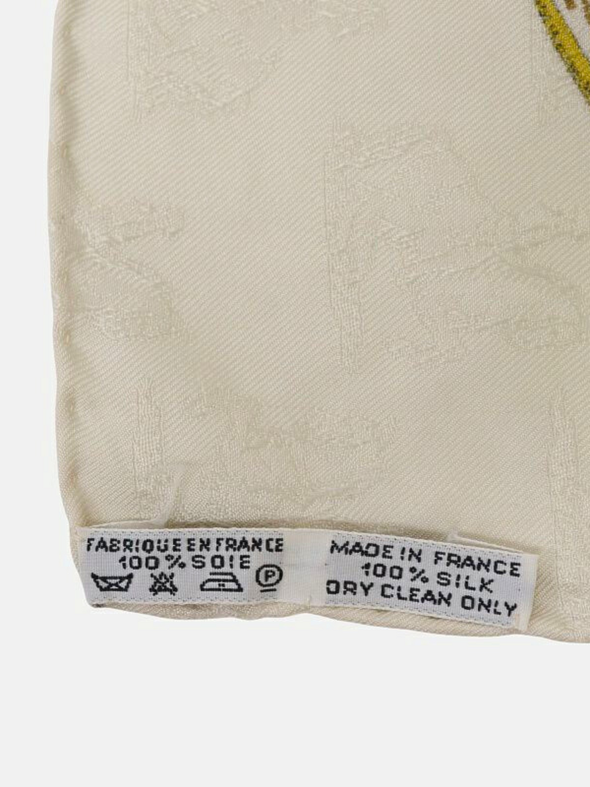 Hermès 2000s Multicolor Silk Curry 90 Scarf