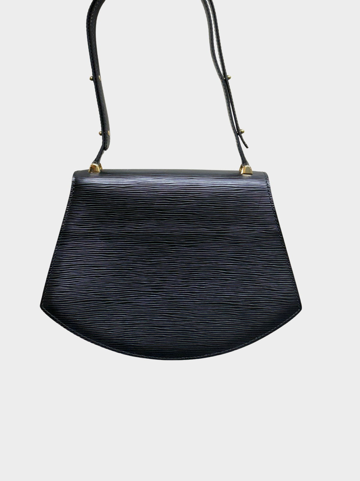 Louis Vuitton 1990s Noir Epi Leather Tilsitt Shoulder Bag