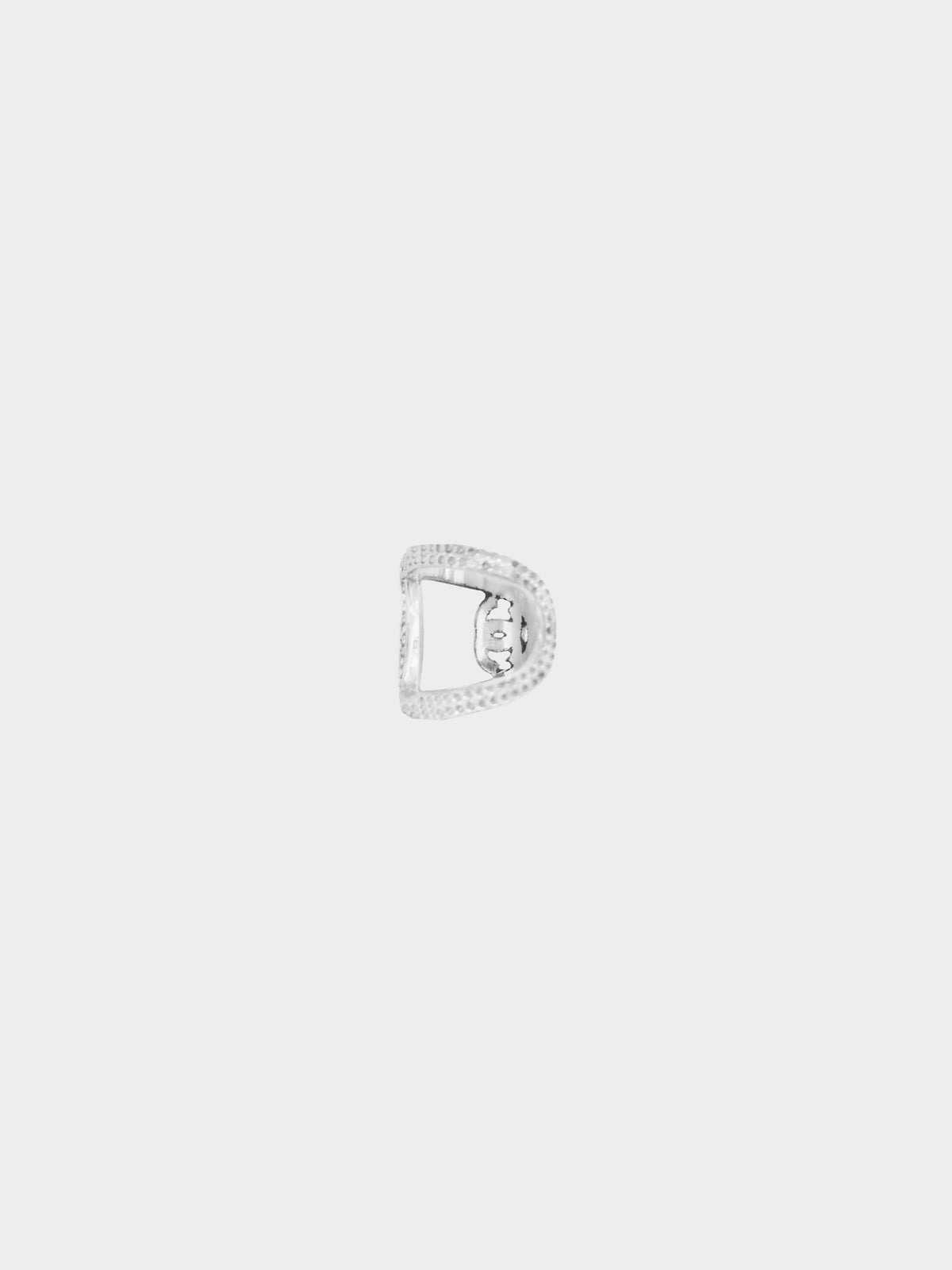Chanel 2019 Silver Rhinestone CC Ring
