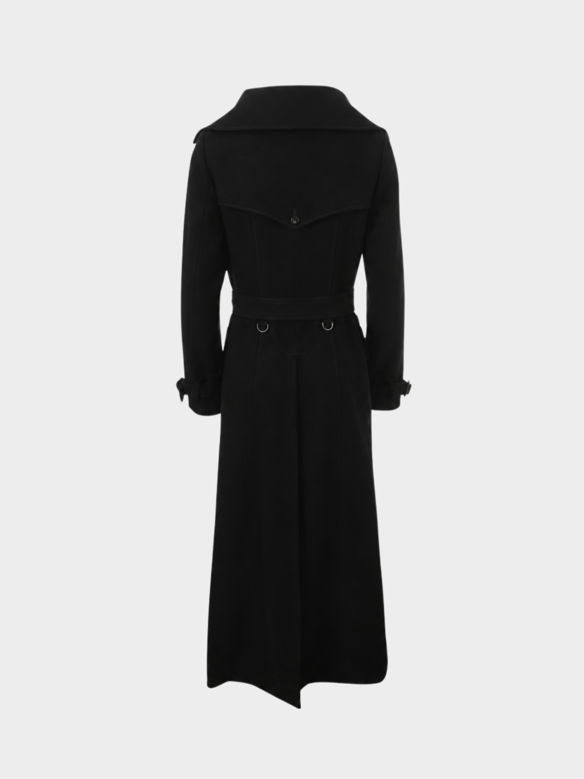 Maison Martin Margiela AW 2015 Black Wool Long Coat