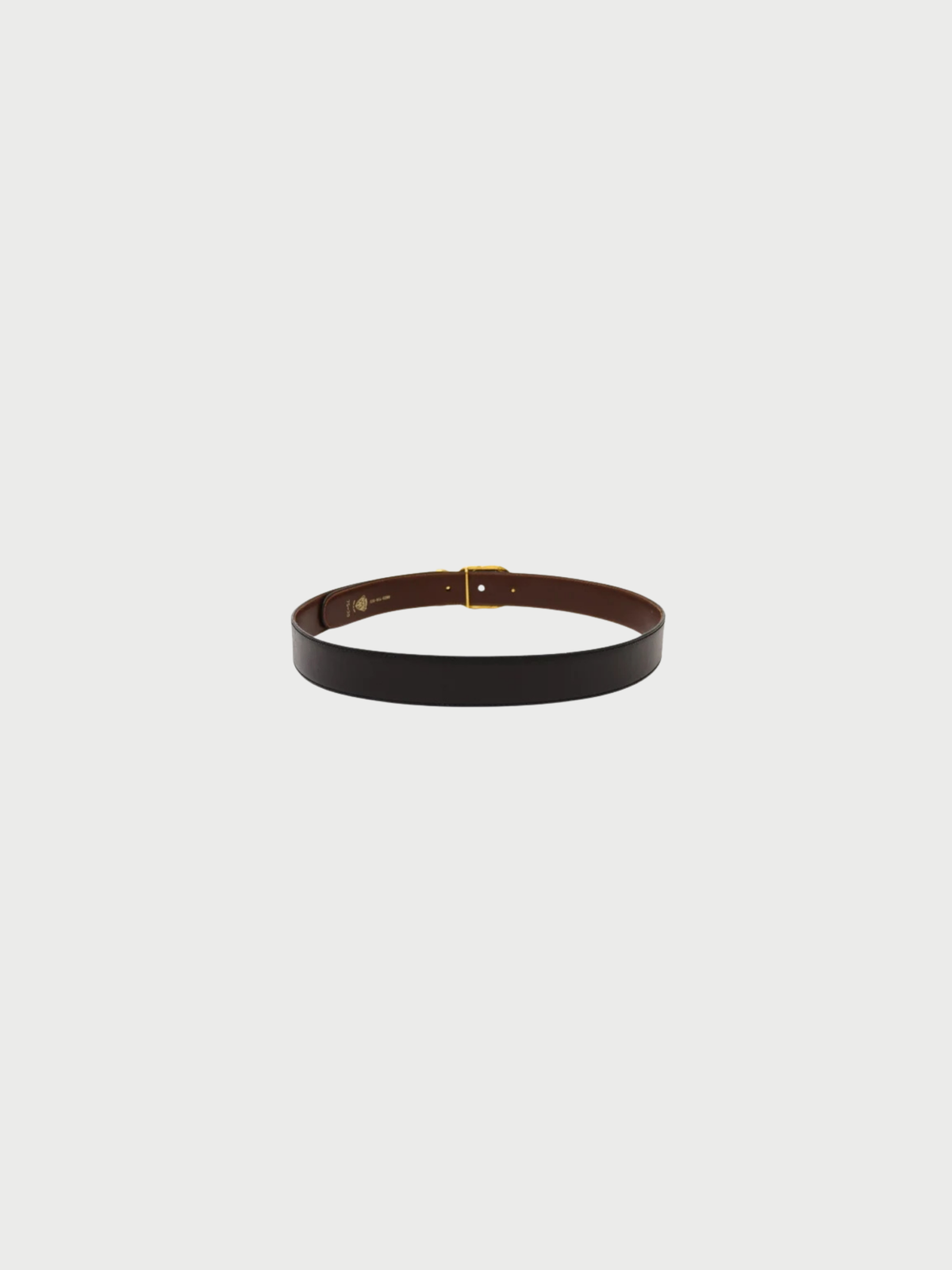 Gucci 1990s Black Leather Logo Belt