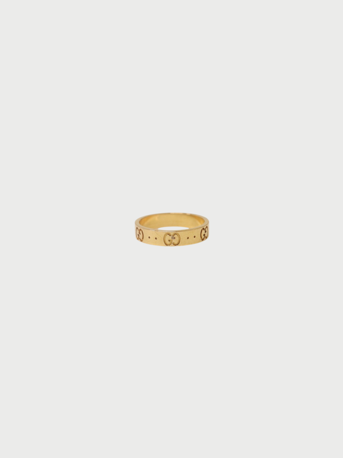 Gucci 2000s Gold 750 Icon Ring