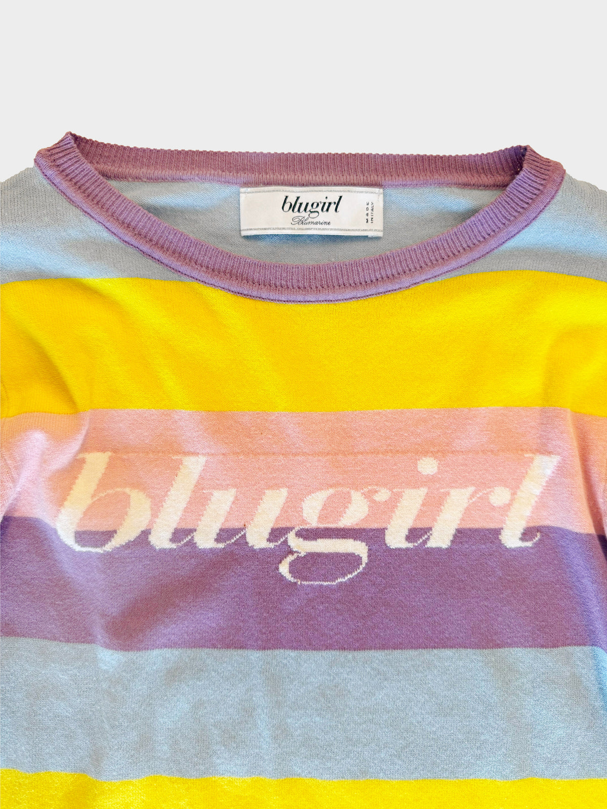 Blumarine 2010s Blugirl Multicolor Striped Sweater