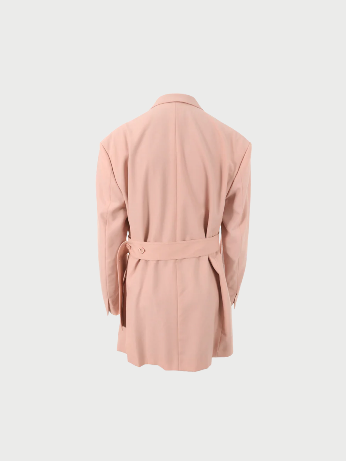Celine by Phoebe Philo SS 2018 Light Pink Wool Coat