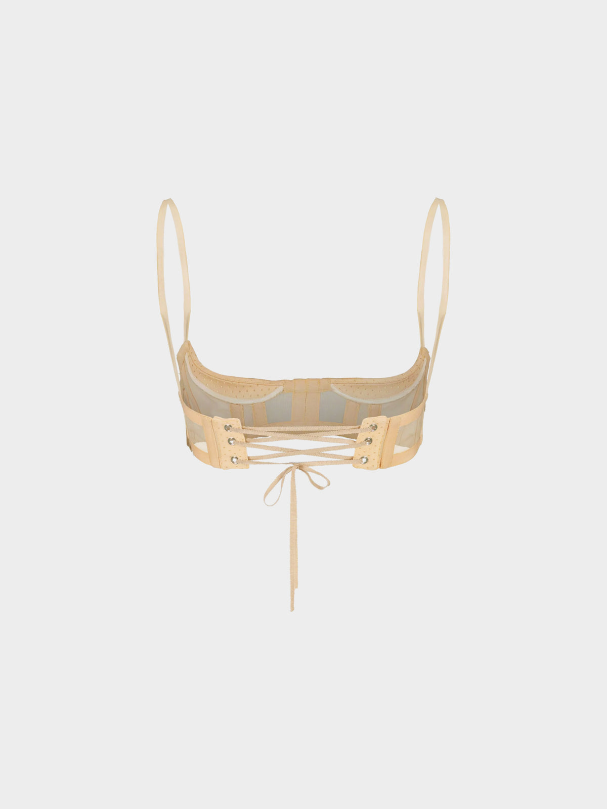 Thierry Mugler 1990s Beige Mini Corset
