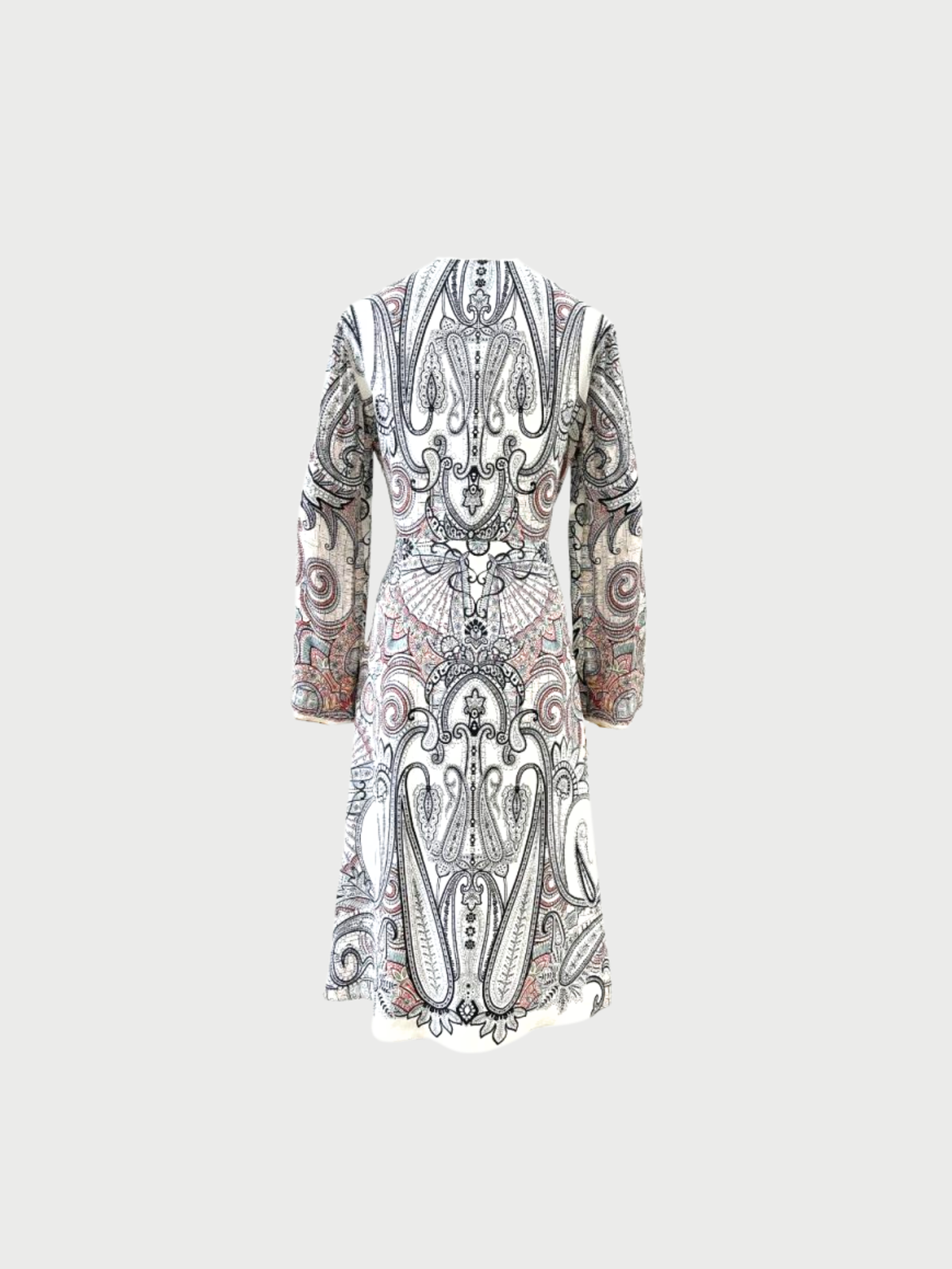 Etro SS 2020 Multicolor Paisley Silk Dress