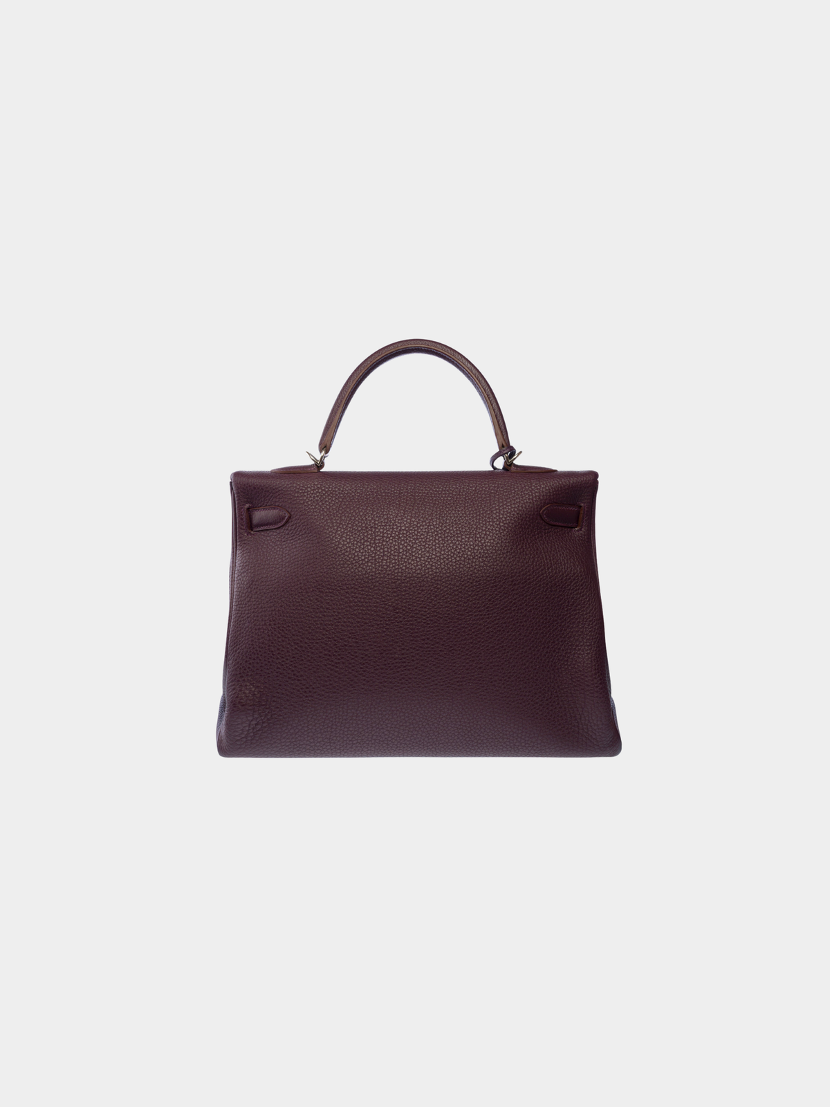 Hermes 2010s Violet Leather Kelly 35 Bag