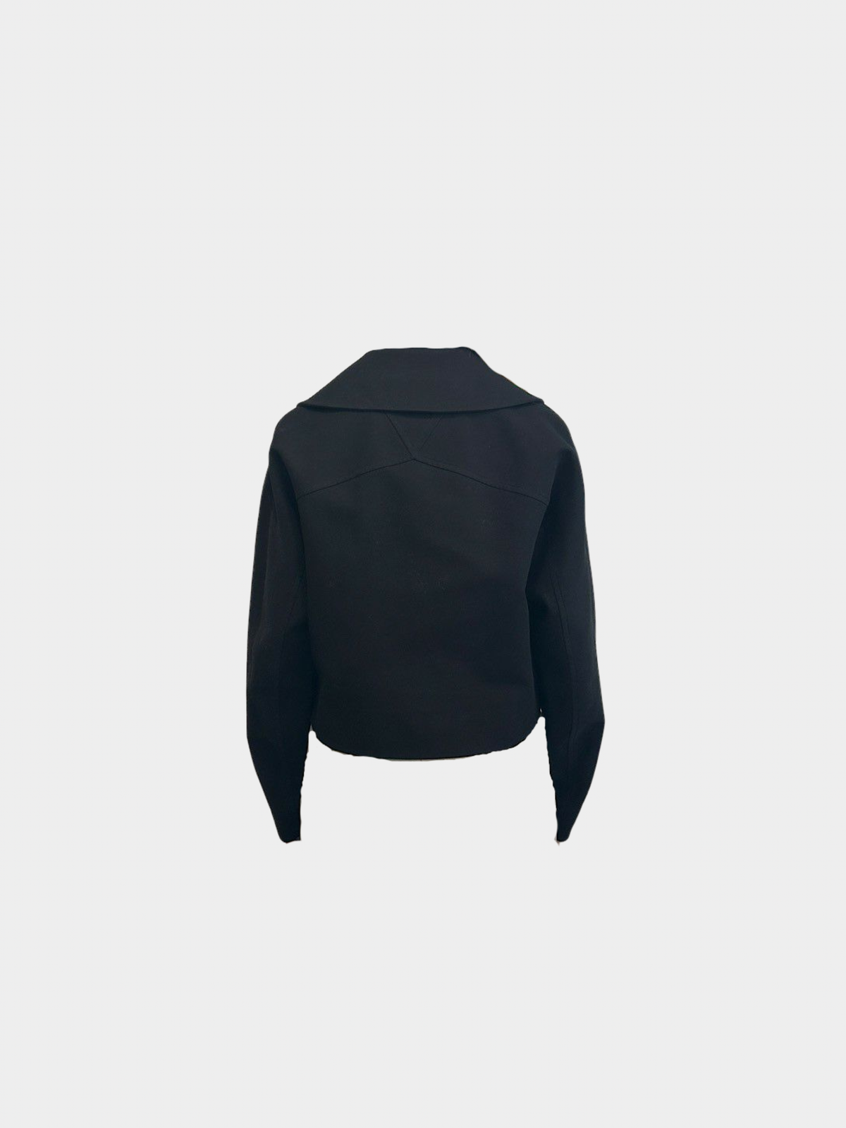 Bottega Veneta 2000s Black Cotton Short Jacket