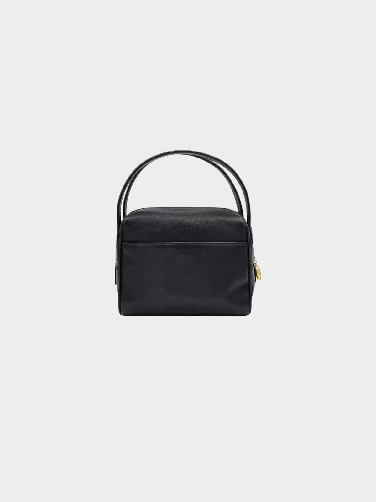 Christian Dior 1990s Black Leather CD Handbag