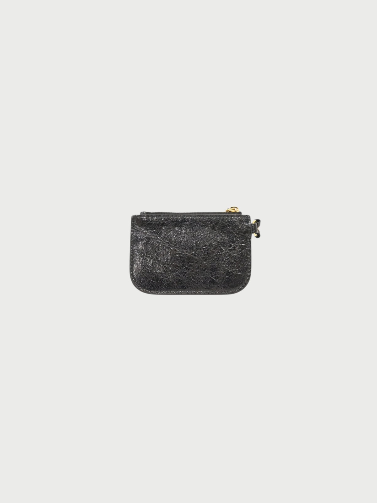 Balenciaga 2021 Black Leather Le Cagole Pouch
